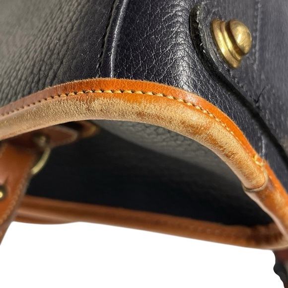 Dooney & Bourke Black Pebbled Leather Crossbody Bag - Vintage Made in USA - Picture 6 of 15